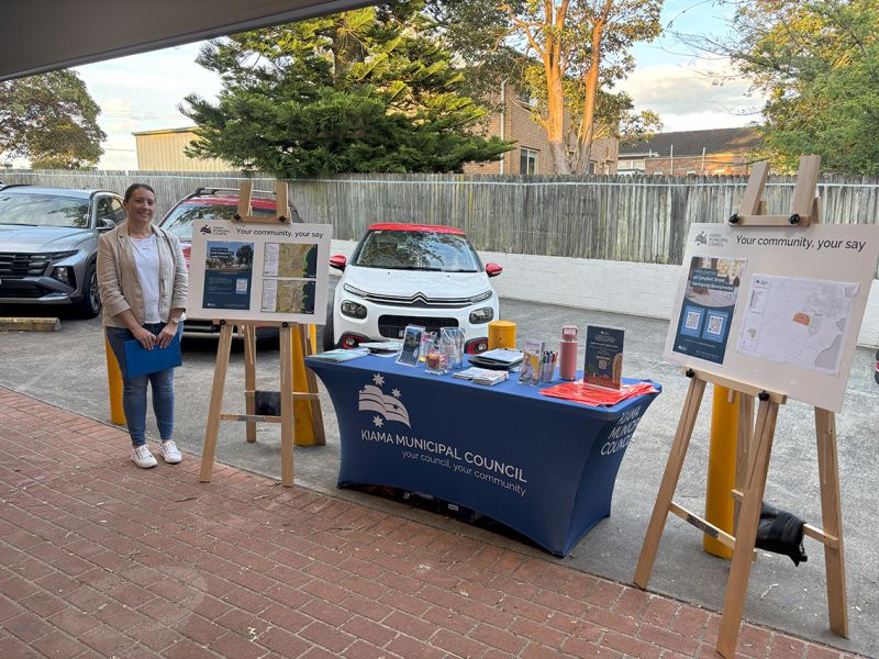 Council stall at IGA Gerringong